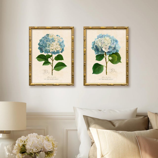 This listing is for both of our "Vintage Blue Hydrangea" framed giclee prints. Save on shipping by ordering both of the...