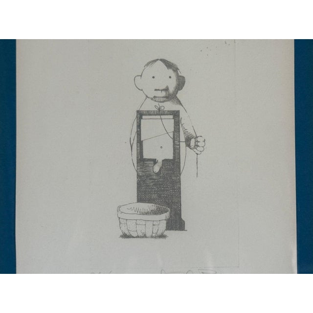Charles Bragg, Two Etchings, Nasty Series, Signed and Stamped, American, 20th C. For Sale - Image 9 of 13