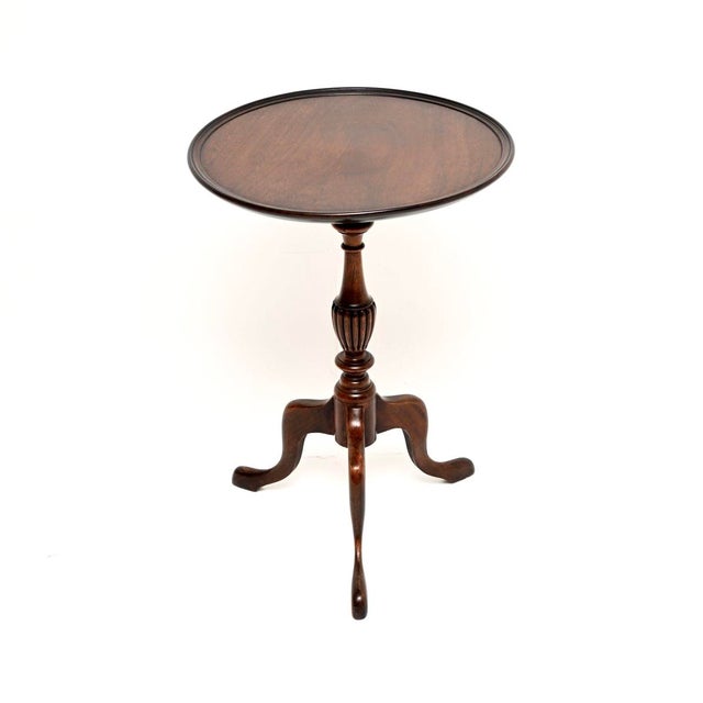 1900 - 1909 Antique Georgian Style Occasional Side Table, 1900 For Sale - Image 5 of 5