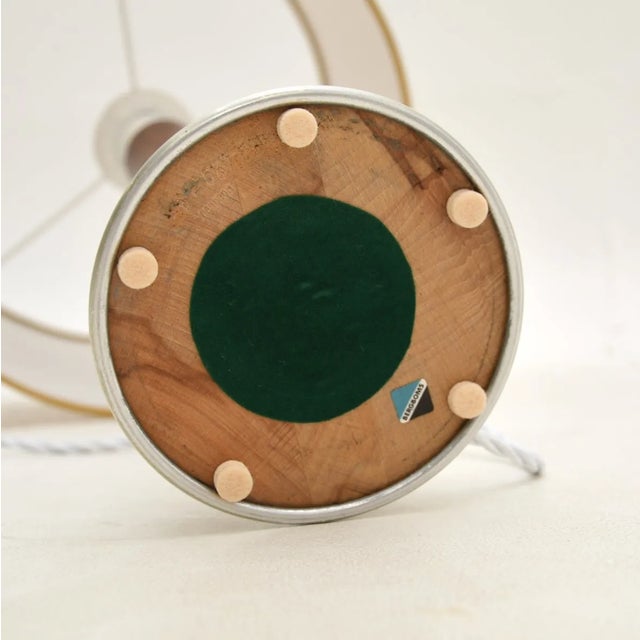 Vintage Swedish Steel Table Lamps from Bergboms, 1960, Set of 2 For Sale - Image 9 of 10