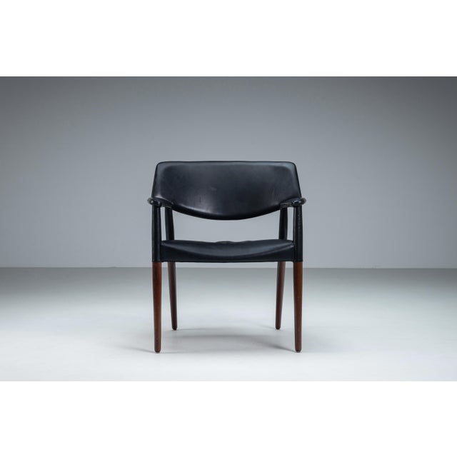 Mid-Century Modern Mid-Century Armchair by Ejnar Larsen & Aksel Bender Madsen for Willy Beck For Sale - Image 3 of 11