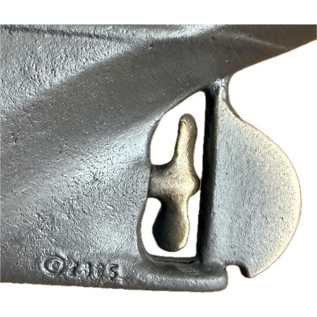 Vintage Scott Nelles Studio Cast Bronze Sinking Titanic Figural Money Bank For Sale - Image 11 of 12