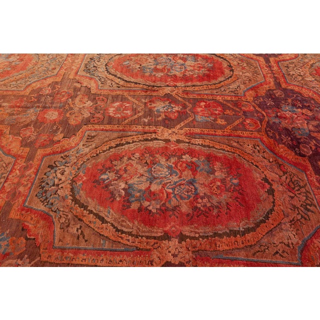 Textile Antique Caucasian Karabagh Rug For Sale - Image 7 of 8