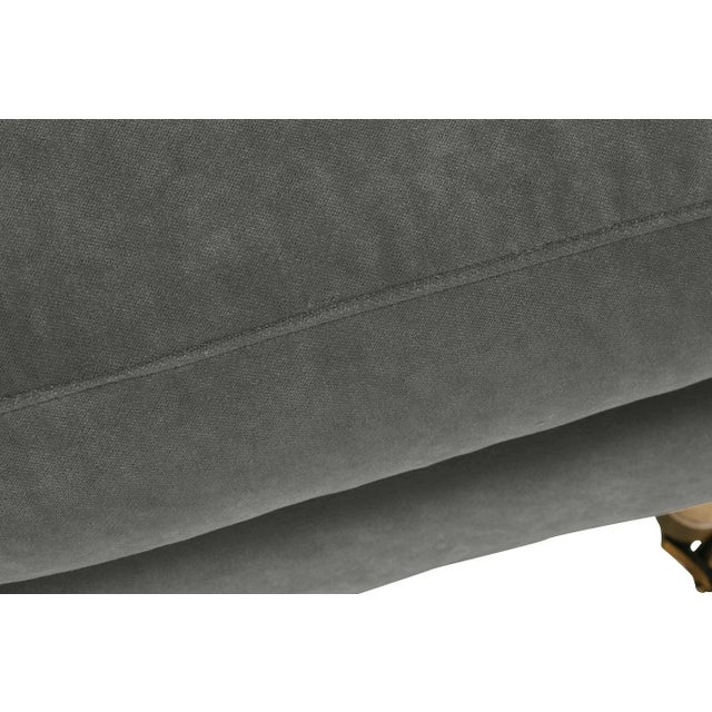 Not Yet Made - Made To Order Greta Ottoman, Seal Velvet For Sale - Image 5 of 8