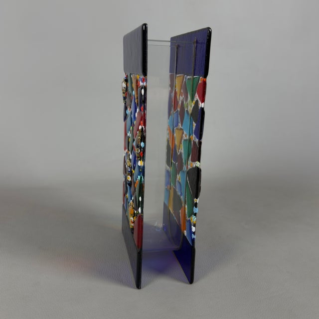 Modern Vintage Italian Vase in Murano Glass, 1970s For Sale - Image 3 of 14