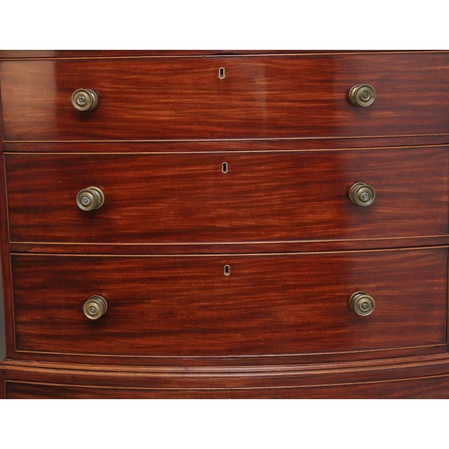 Antique Mahogany Tallboy, 1800, Set of 2 For Sale - Image 11 of 14