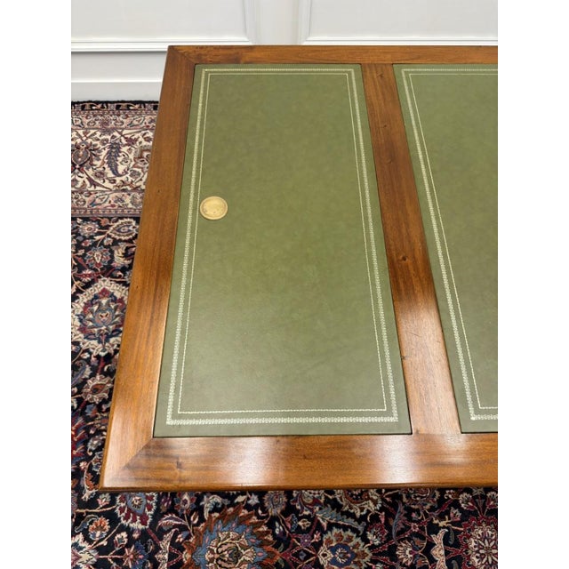 Large English Partner Desk in Teak For Sale - Image 18 of 18