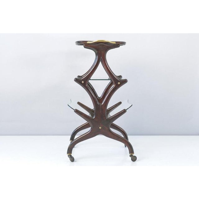 Cesare Lacca Table on Castors by Cesare Lacca for Cassina, Italy, 1955 For Sale - Image 4 of 13