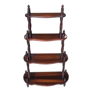Vintage Mahogany Etagere For Sale