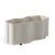 The tuscan planter features scalloped curves cast into porcelain. The movement of the shape is fresh and bold. Accented...