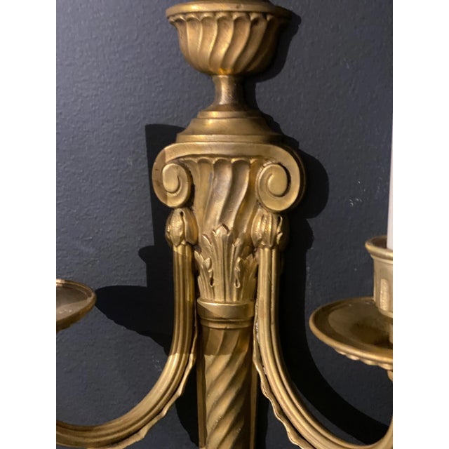 1910s 1920’s Caldwell Sconces - A Pair For Sale - Image 5 of 7