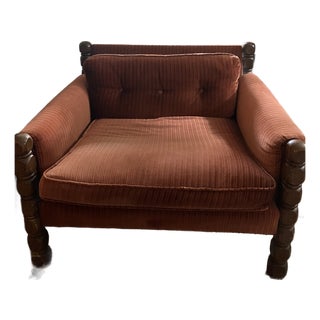 Vintage MCM Attributed to Adrian Pearsall Strictly Spanish Lounge Chair For Sale