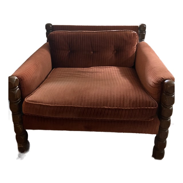 Vintage MCM Attributed to Adrian Pearsall Strictly Spanish Lounge Chair For Sale