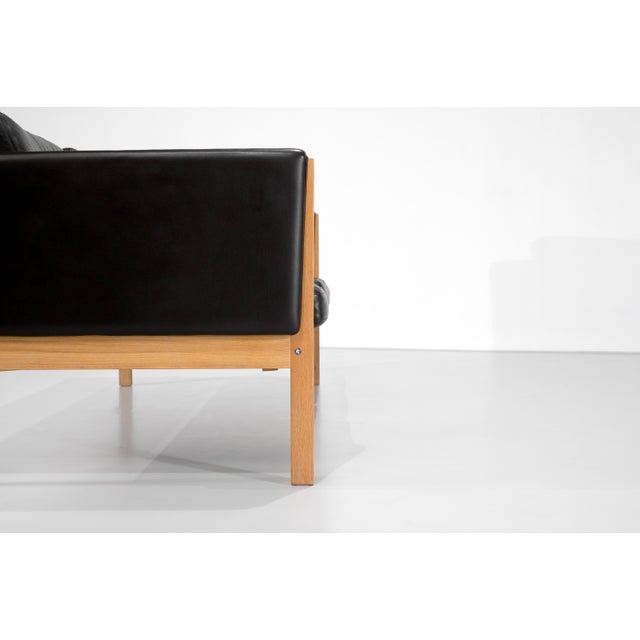 Brown CH163 Sofa by Hans J. Wegner for Carl Hansen & Son, Denmark, 2010s For Sale - Image 8 of 18