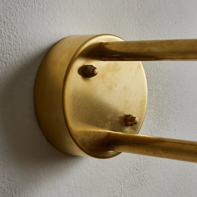 Large Hans-Agne Jakobsson C 627 'Rulle' Raw Brass Outdoor Sconces - a Pair For Sale - Image 9 of 12