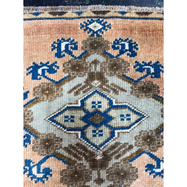 Contemporary Turkish Yastik Rug 2'1" x 1'7" For Sale - Image 3 of 5
