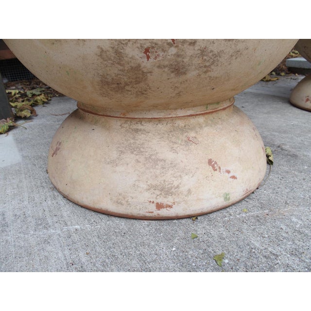 Pair of French Handmade Terracotta Anduze Planters With Satyre Masks For Sale In Dallas - Image 6 of 18