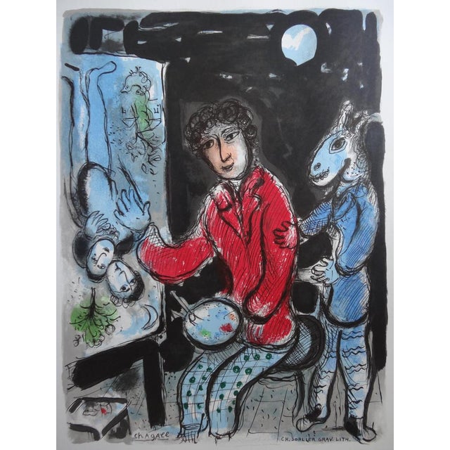 Marc Chagall The Hive and Montparnasse, 1978 Lithographic poster on stone Engraved by Sorlier Signed in the plate 71 x...