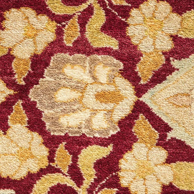 Traditional Mogul Collection Hand-Knotted Area Rug - Ivory 12' 1" x 17' 10" For Sale - Image 3 of 4