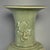 Beautiful antique Chinese Longquan celadon vase with embossed floral carvings. Natural crackle glaze, elegant flared‑mouth...