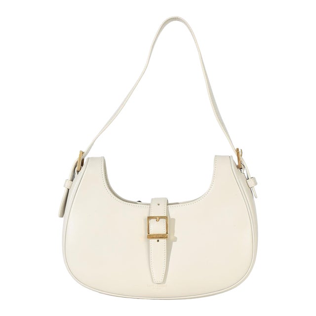 Cream Smooth Calfskin Le Fermoir Hobo For Sale