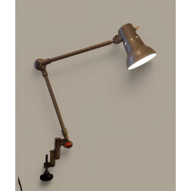 Vintage French Industrial Architect Table Lamp, 1950s For Sale - Image 10 of 18