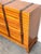 French Moderne Style Leather-Strapped Six-Drawer Chest Manner of Jacques Adnet For Sale - Image 13 of 14