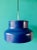 Blue Pendant Light by Anders Pehrsson for Ateljé Lyktan, Sweden, 1970s, in Flawless conditions. Designed 1970 to 1979 I...