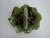 Rustic European Antique Miniature Majolica Trompe l'Oeil Olives Cabbageware Basket For Sale - Image 3 of 8