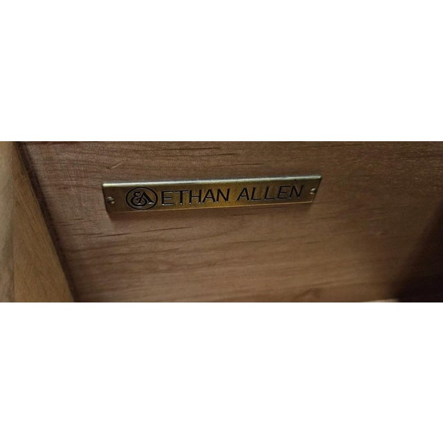 1990s Ethan Allen Wine Cabinet Display Tuscany For Sale - Image 13 of 13