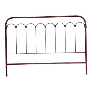 Sundance King Size Iron Headboard For Sale