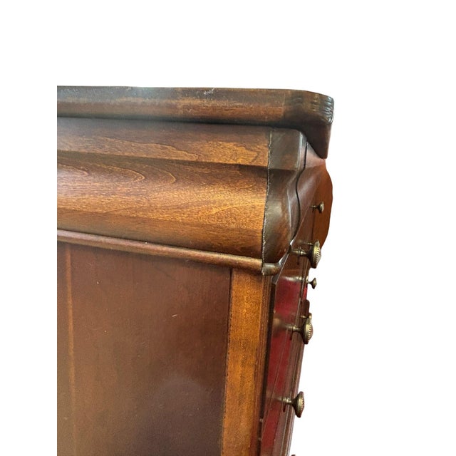 Early 21st Century Bassett Furniture French Inspired Collection Cherry Double Dresser Traditional 8-Drawer Chest For Sale - Image 5 of 12