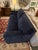 Textile Crate & Barrel Axis Sofa, Midnight Chenille For Sale - Image 7 of 11