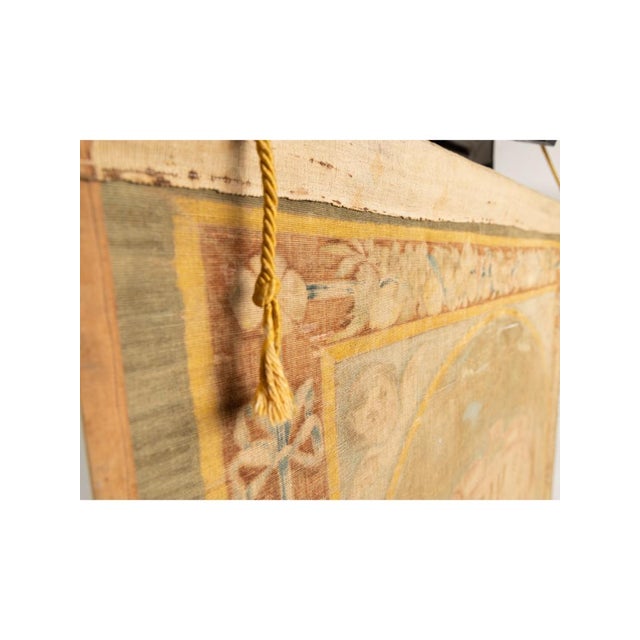18th Century Italian Devotional Painted Tapestry For Sale - Image 18 of 18