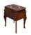 Wood Indonesian Hand Carved Treasure Box on Stand, 1920s For Sale - Image 7 of 13