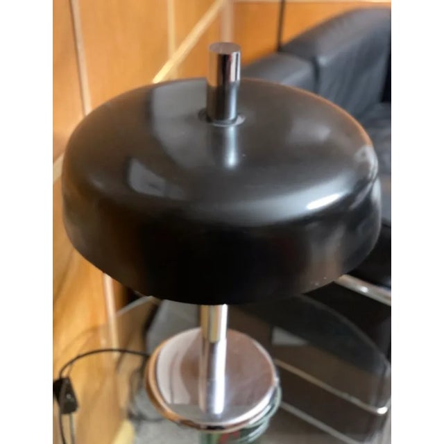 Vintage Bauhaus Chrom Table Lamp by Egon Hillebrand for Hillebrand Lighting, 1940s For Sale - Image 4 of 6