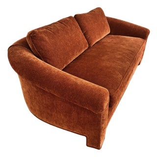 80's Curved Sofa in Style of Vladimir Kagan Directional For Sale