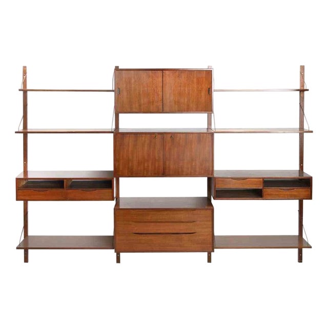Vintage Danish Modular Cado Bookshelf in Teak Wood, 1960s For Sale