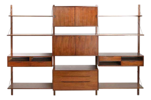 Vintage Danish Modular Cado Bookshelf in Teak Wood, 1960s