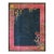 1920s Blue Navy Open Field Floral Antique Chinese Art Deco Carpet 9x11'8 Rug For Sale