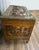 Vintage Chinese Camphor Chest Trunk or Coffee Table Hand Carved W Boats Ships For Sale - Image 4 of 9