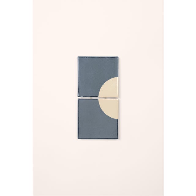 Contemporary Tiles Moon B Wall Light by Violaine Dharcourt For Sale - Image 3 of 5