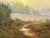 Textile Country Lane to Farmhouse & Birds in English Countryside by 20th Century Artist Circa 1990 For Sale - Image 7 of 18