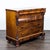 Exceptional mid-19th century American Empire chest of drawers crafted in richly figured flame mahogany veneer. Features...