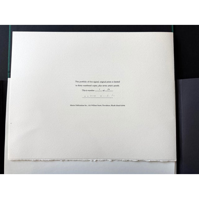 1960s Complete Editioned Portfolio A Visit with Magritte by Duane Michals For Sale - Image 5 of 15