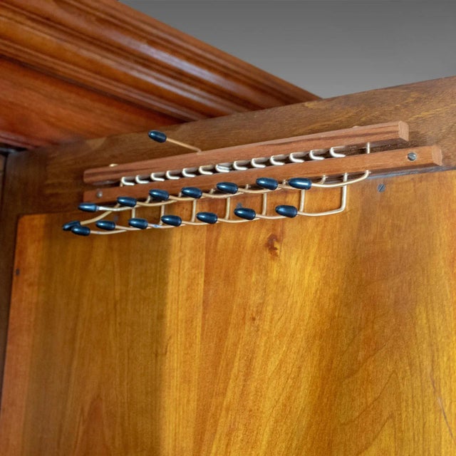 1900s R. James Gloucester English Walnut Antique Wardrobe For Sale - Image 11 of 13