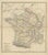 Antique Map of France in Provinces by T. Hewett Key, 1858 For Sale - Image 9 of 9