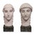 Nicola D'Antino, Kore's Heads, Italy, 1920s, Marble, Set of 2 For Sale - Image 6 of 6