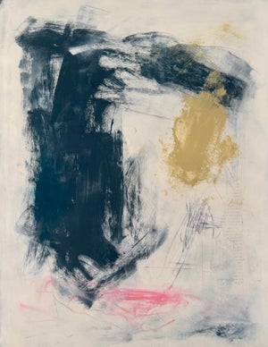 "Been Here Before" Original Contemporary Abstract Painting on Paper