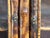 English Bamboo Bookcase Cabinet With Gallery Top and Two Glazed Doors For Sale - Image 13 of 18